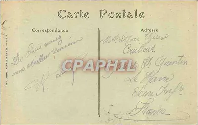 PARYŻ — Widok na Siedem Mostów, widok z Saint-Gervais — ND. Phol. — Rewers