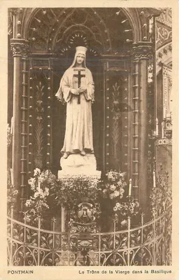 O Trono da Virgem na Basílica — Pontmain