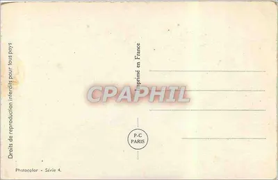 Casal apaixonado — texto apaixonado — P-C Paris, Série 4 — Verso