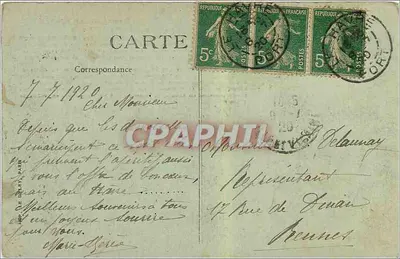 Le Havre — O Transatlântico "FRANCE" — G. Foreglier, Le Havre — Verso