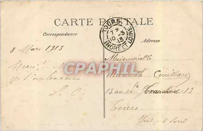 Arredores de Rouen - BON-SECOURS — A Igreja e o monumento de Joana d'Arc — Verso