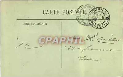 Azay-le-Rideau — Gabrielle d'Estrées en haar kinderen — Onbekende uitgever, n°35 — Achterkant