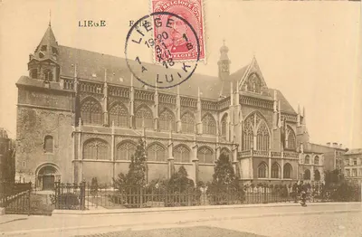 Igreja de São Pedro de Liège — vista da fachada — editor desconhecido, número de série não visível
