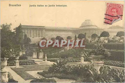 Bruxelas — Jardim italiano no Jardim Botânico — J. Will, Bruxelas