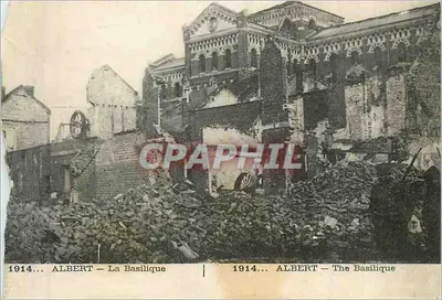 Albert — A Basílica — destruída em 1914