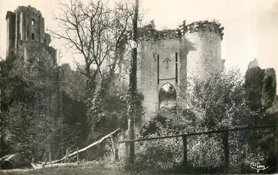 Castelo e Ponte-Levis — Lavardin (Loir-et-Cher) — Fotografia Verdadeira Proibida