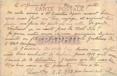 Artiglieria d'Assalto — Alla Gloria dell'Artiglieria d'Assalto — PC A.S. 362 — Verso