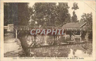 Villeneuve-Saint-Georges (S.-et-O) — A Ponte do Moulin de Senlis