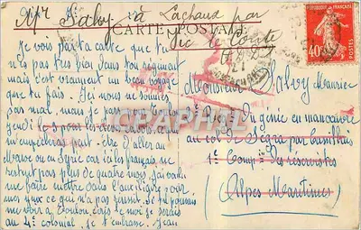 Marselha — Vista geral — Editor não identificado, número de série não visível — Verso