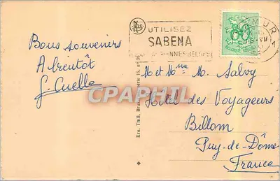 Namur — Ponte de Jambes e Cidadela — N. LELIS — Verso