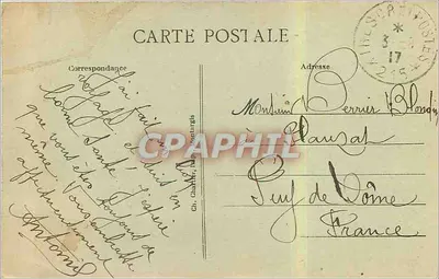 Montargis - The Castle — G. F. M. — Back