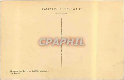 Tarn Gorges — The Tunnel — POUGNADOIRES — Back