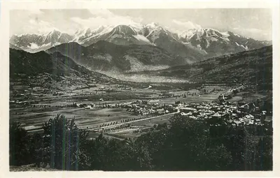 Sallanches e o Mont-Blanc — Vista geral — Editor LL. Paris