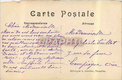 Park Versailles — Basen Latony — Héliotype A. Bourdier — Rewers