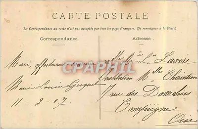 Château-selin — Wieża Starej Fortyfikacji — Fototyp Vassallen, Nantes — Rewers