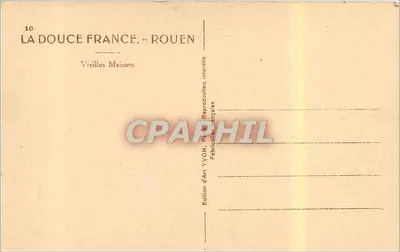 Rouen — Stare domy — Wydawnictwo Art YVON — Rewers