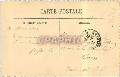 Le Havre — Falésia de La Hève e o farol — LL. n° 507 — Verso