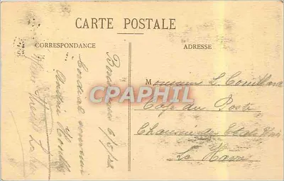 Monumento de Joana d'Arc — Arredores de Rouen — C.V. - 607 - Bonsecours — Verso