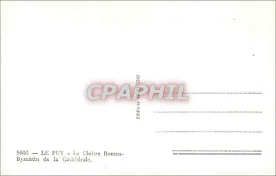 Le Puy - O Cloître Romano-Byzantino da Catedral — Éditions GNY — Verso
