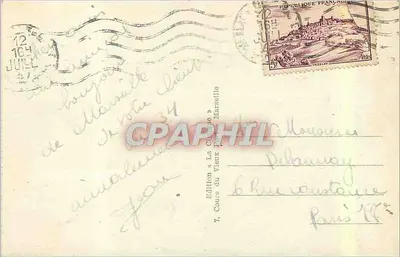 Marselha — Nossa Senhora da Guarda — Edição « Le Vieux » Marselha, n°40 — Verso