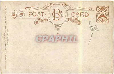 Jovem e homem idoso ao ar livre — Banforth & Co. Ltd. série 2173 — Verso