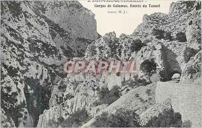 Saint-Paul-de-Fenouillet — Gorges de Galamus. Entrada do Túnel — (fot. M.J.)