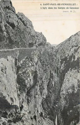 Saint-Paul-de-Fenouillet — L'Agly nas Gorges de Galamus — Fot. M. J.