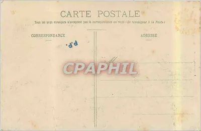 Città di CARCASSONNE — Lices Hautes - Interno dei Remparti — E. Roudière, editore — Verso