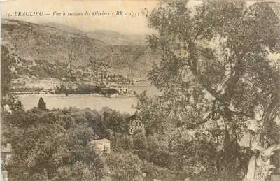 Beaulieu — Vista através dos Oliviers — BR - 1753