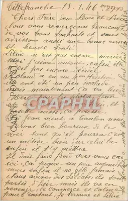 VILLEFRANCHE-sur-MER — La Rade, l'Escadre, Torpilleurs et Paquebot — Verso