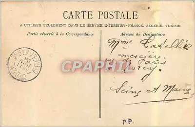 Aubervilliers - O Kiosque de Música — Fototipia A. Rep e Fillette à Château-Thierry, n° 4170 — Verso