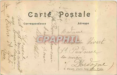 Bois de Boulogne (nghệ thuật) — Lều nghỉ của Đảo — Những khu vườn — F. Fleury, chụp ảnh và in ấn, xuất bản tại Paris — Mặt sau
