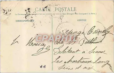 Montlhéry (S.-et-O.) — Ruiny Starego Zamek-Fort (XII wiek) — Wydawnictwo Ch. Maire & Sons, nr 10 — Rewers