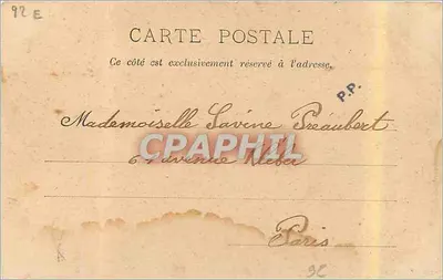 Ponte de Sèvres — Yonne — P. Marmuse, Paris, n°4 — Verso
