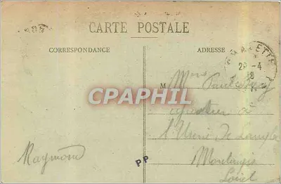Corbeil - Os Grandes Moinhos - Fachada Principal — editor desconhecido, n°3 — Verso