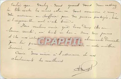 Tours — Praça do Grande-Mercado — Carta postal manuscrita datada de sábado, 26/2/1921 — Verso