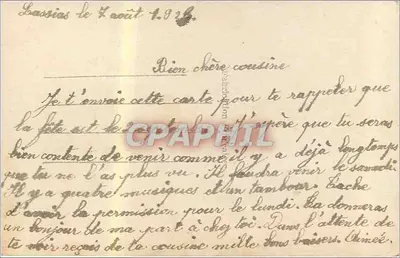 Jovem mulher em vestido azul e amarelo — com vaso de flores — editada por DIX PARIS 1877 — Verso