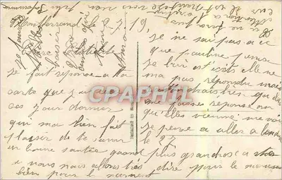 Mulher na floresta — lembrança — DIX 926/1 — Verso