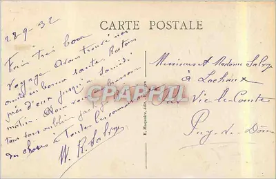 Bourges — Ogród Prés-Fichaux — Widok z tarasu — P. Marguerite, Arch. Paysagiste, n°450 — Rewers