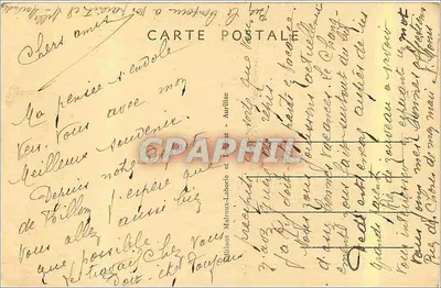Cume do Puy-Mary — Cantal pitoresco — Edições Maïraux-Laborie, n°1246 — Verso