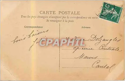 Menina com cesto de ovos de Páscoa — Le Normand, n°4090 — Verso
