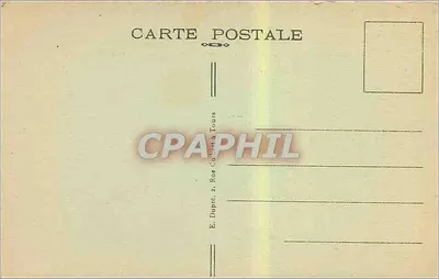 Tours (Indre-et-Loire) — Algemene uitzicht van de Brug Bonaparte, de Steenbrug en de Sint-Gatien Katedraal — A.P. — Achterkant