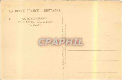 Brzeg Granitu — Trégastel (Côtes-du-Nord) — Wydawnictwo Sztuki Yvdon — Rewers