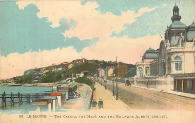 Le Havre — O Casino, O Heve e O Bulwark Albert I.