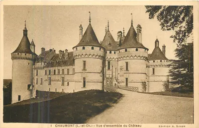 Chaumont (Loire-et-Cher) — Vista geral do Castelo — Edição A. Simon