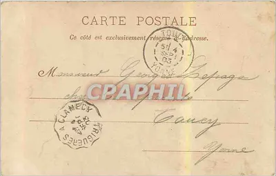 Montereau-faut-Yonne — Portal Katedry Najświętszej Maryi Panny — Zabytek — L. Wimand, fot. wyd. n° 124 — Rewers