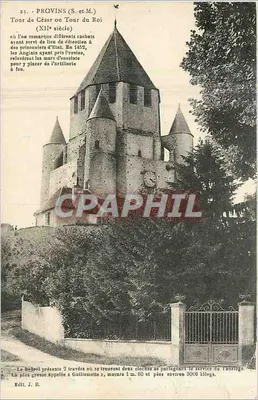 Provins (S.-et-M.) — Torre de César ou Torre do Rei (século XII) — Edit. J. B.