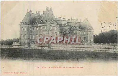 MELUN — Castelo de Vaux-le-Vicomte — Coleção das Galerias Melumisces, n° 74