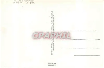 Woippy (Moselle) — A estação — Edições Estel — Verso