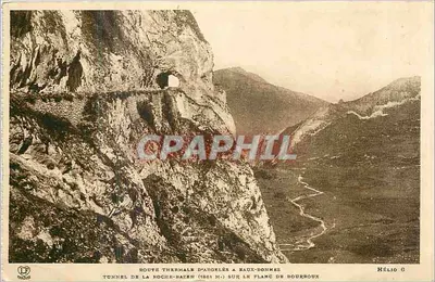 Túnel da Roche-Hazen (1861 m.) — Rota termal de Argolès para Aux-Bonnnes, no flanco de Bourroux — Hélio C